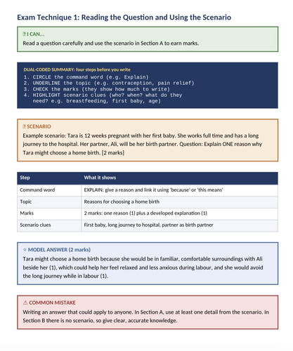 OCR Cambridge National Child Development R057 | Health & Well-being for Child Development | 104-Page