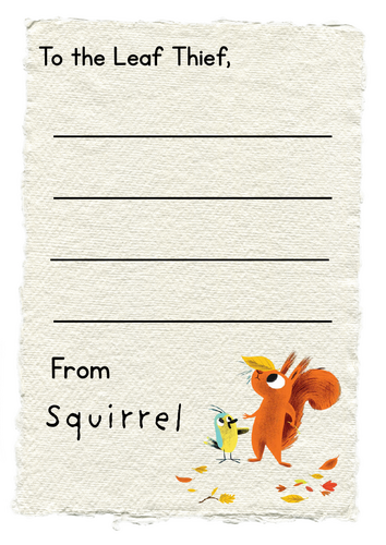 A letter to the leaf thief