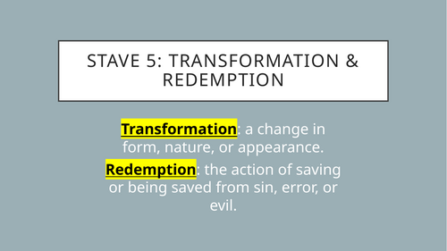 A Christmas Carol: Stave 5