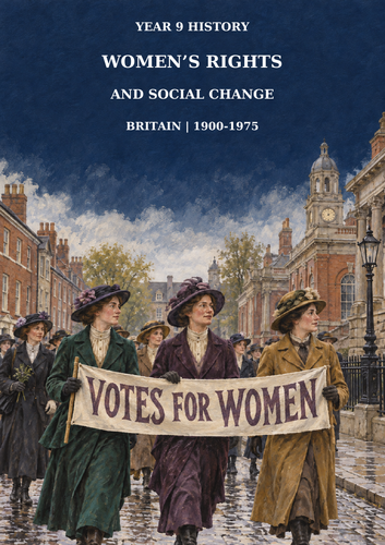 Year 9 History: Women’s Rights in Britain 1900–1975 | KS3 Workbook & Answers
