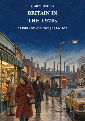 Year 9 History: Britain in the 1970s | Crisis & Change Workbook + Answers