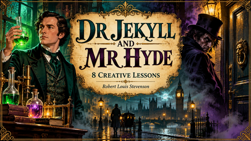DR JEKYLL AND MR HYDE - 8 CREATIVE AND FUN LESSONS - PROPERTY ADVERTS,  BREAKING NEWS AND LOTS MORE