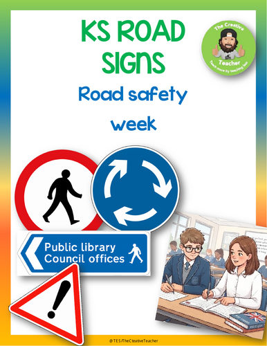 KS1 , KS 2 Road Safety Week : activity worksheet