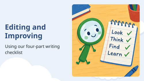 Short Burst Writing Year 1 Term 3