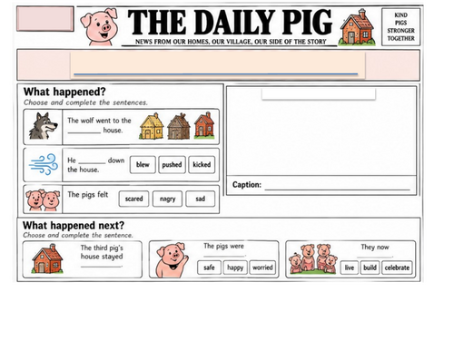 The True Story of The 3.. Newspaper