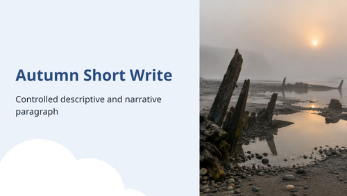 Short Burst Writing Year 5 Term 1