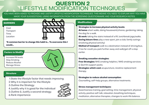 L3 Sport Unit 2 Revision Placemat Question 2