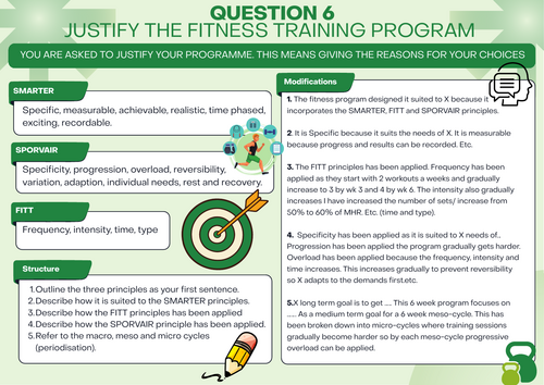 L3 Sport Unit 2 Fitness Revision Placemat QUESTION 6
