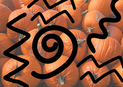 Spooky loose part activity mats