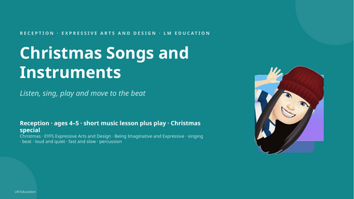 Christmas Songs and Instruments | Reception Music PowerPoint Lesson
