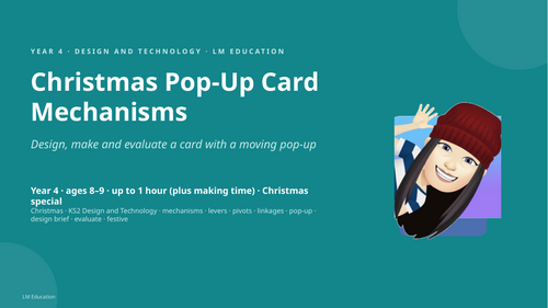 Christmas Pop-Up Card Mechanisms | Year 4 DT PowerPoint Lesson