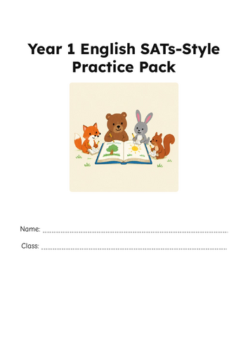 Year 1 English SATs-Style Practice Papers | SPaG, Spelling & Reading | Full Year Revision