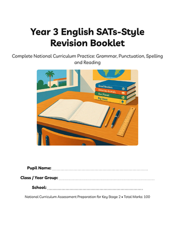 Year 3 English SATs-Style Practice Papers | SPaG, Spelling & Reading | KS2 Assessment