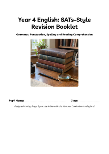 Year 4 English SATs-Style Practice Papers | SPaG, Spelling & Reading | KS2 Revision