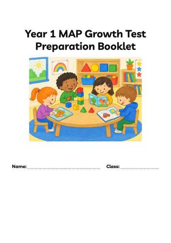 Year 1 MAP Growth Test Preparation Booklet | Reading & Maths | 30–35 Pages