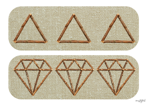 Nature sticks pattern prompts