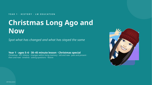 Christmas Long Ago and Now | Year 1 History PowerPoint Lesson