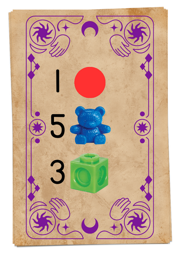Maths potion cards