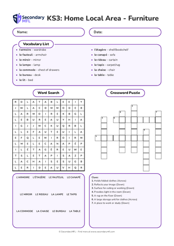 KS3 French Activity Pack: