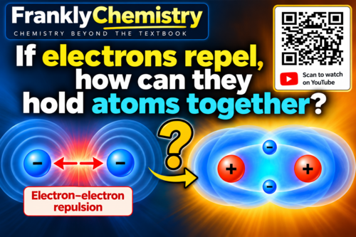 If Electrons Repel, How Can They Hold Atoms Together? | A-Level Chemistry | FranklyChemistry