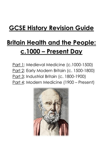 GCSE History Revision Guide: Britain Health and the People c.1000-Present (AQA)