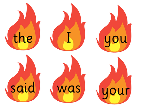 Fire Tricky Words