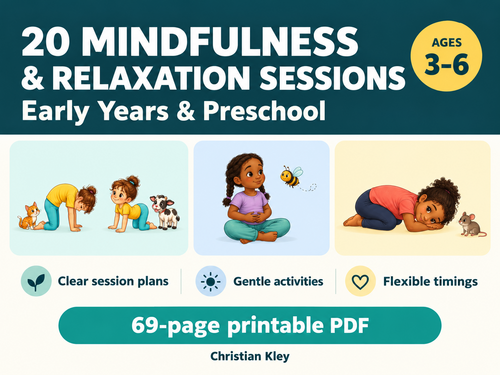 20 Mindfulness & Relaxation Sessions | Early Years | Ages 3–6