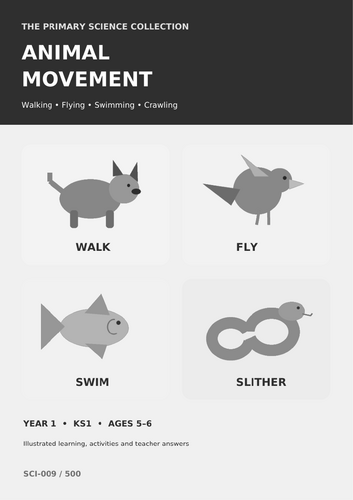 Animal Movement | Year 1 Science | KS1 Worksheets, Sorting Activities & Answers