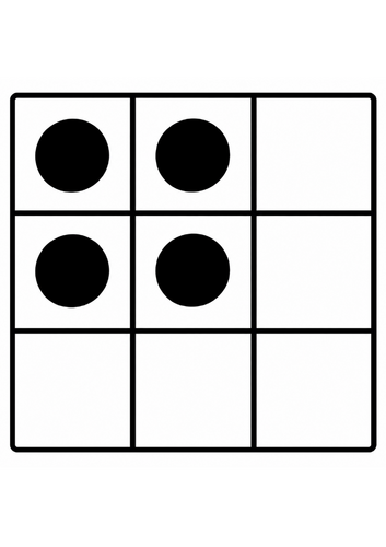 Subitising Grids – Recognising Quantities 1–4