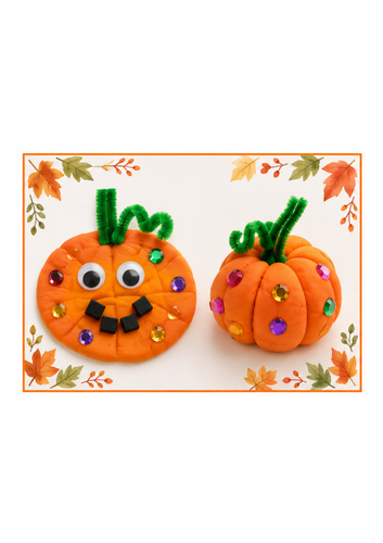 Play Dough Pumpkin Creations – EYFS Examples