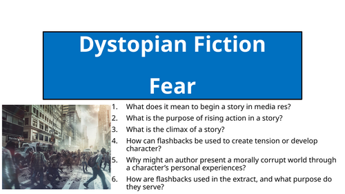 Dystopian Fiction - Fear (The Scarlet Plague)