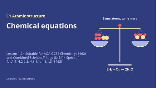 C1.2 Chemical Equations (AQA 1-9 GCSE Combined Trilogy & Separate Chemistry)