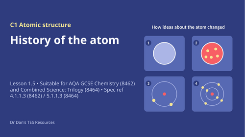 C1.5 History of the Atom (AQA 1-9 GCSE Combined Trilogy & Separate Chemistry)