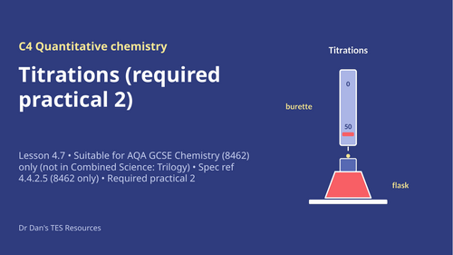 C4.7 Titrations Required Practical (AQA 1-9 GCSE Combined Trilogy & Separate Chemistry)