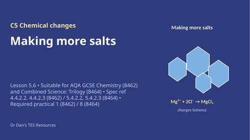 C5.6 Making More Salts (AQA 1-9 GCSE Combined Trilogy & Separate Chemistry)