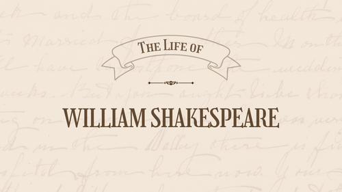 Contextualising Shakespeare - KS3