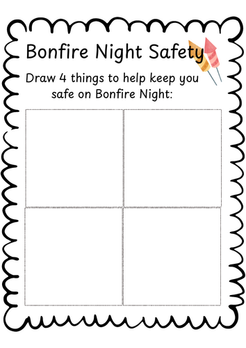 Bonfire Night Safety worksheet