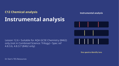C12.6 Instrumental Analysis (AQA 1-9 GCSE Combined Trilogy & Separate Chemistry)