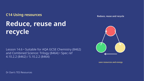 C14.6 Reduce Reuse and Recycle (AQA 1-9 GCSE Combined Trilogy & Separate Chemistry)
