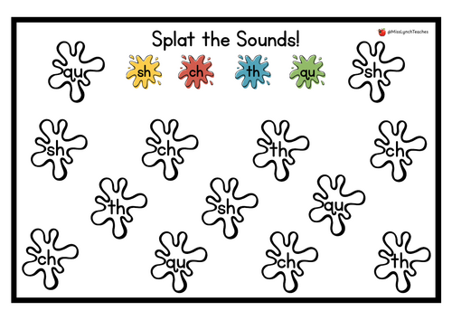 Splat the Sounds - Phonics Activity