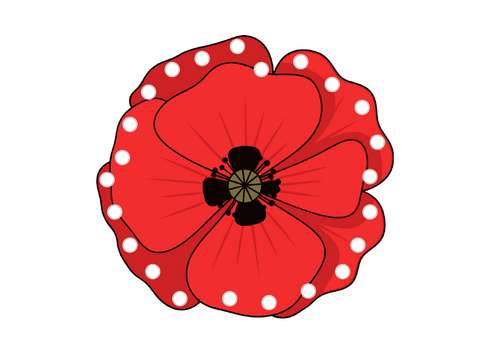 Remembrance Day Poppy Threading Activity