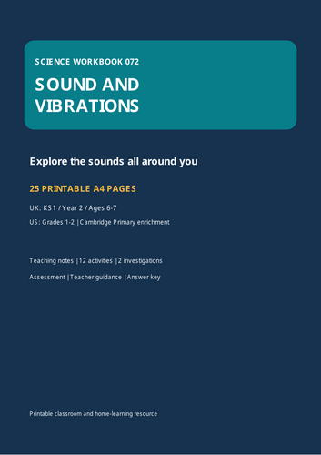 Year 2 Science: Sound and Vibrations | KS1 Science Worksheets & Investigations