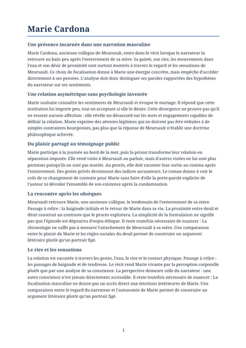 L’Étranger – Marie Cardona