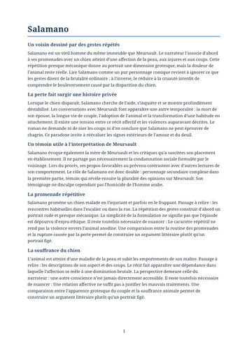 L’Étranger – Salamano