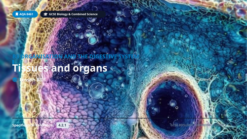 FREE B3.1 Tissues and Organs (AQA 1-9 GCSE Combined Trilogy & Separate Biology)