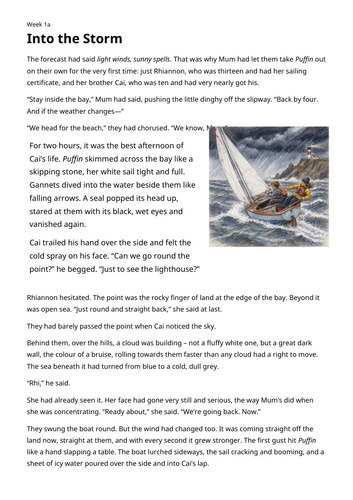 Y6 Reading Comprehension: Spring 2 ( 7 texts, 7 sets of  SATs style questions)