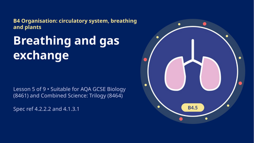 B4.5 Breathing and Gas Exchange (AQA 1-9 GCSE Combined Trilogy & Separate Biology)