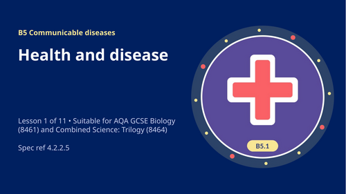 B5.1 Health and Disease (AQA 1-9 GCSE Combined Trilogy & Separate Biology)