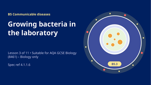 B5.3 Growing Bacteria (AQA 1-9 GCSE Combined Trilogy & Separate Biology)