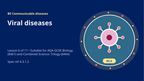 B5.6 Viral Diseases (AQA 1-9 GCSE Combined Trilogy & Separate Biology)